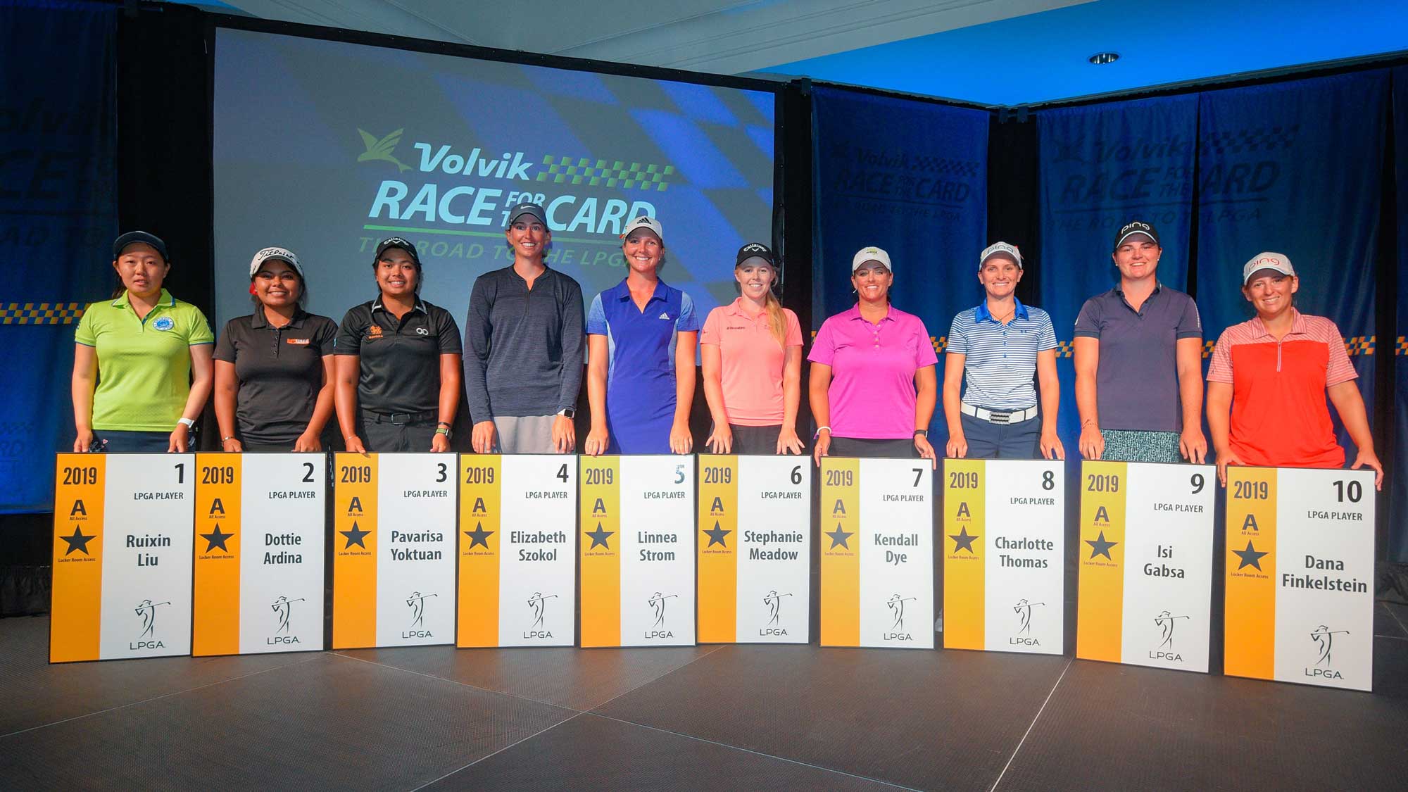 2019 LPGA Tour Card Winners