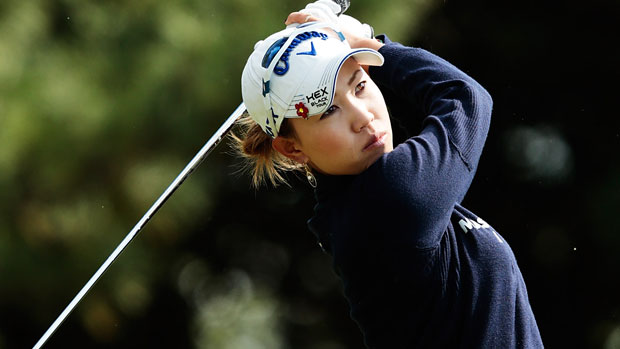 Momoko Ueda during the first-round at the Mizuno Classic