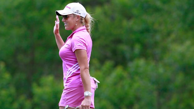 Natalie Gulbis during the third round of the Mobile Bay LPGA Classic