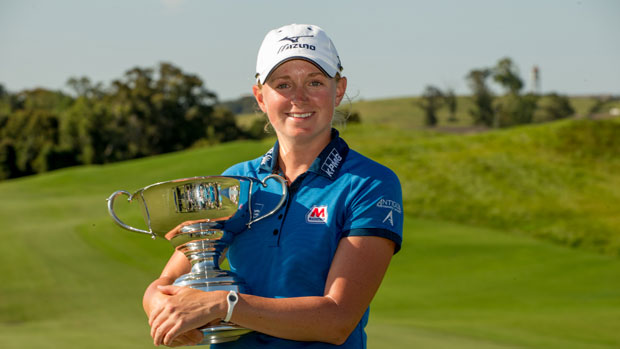 Stacy Lewis after the 2012 Navistar LPGA Classic