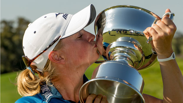 Stacy Lewis after the 2012 Navistar LPGA Classic
