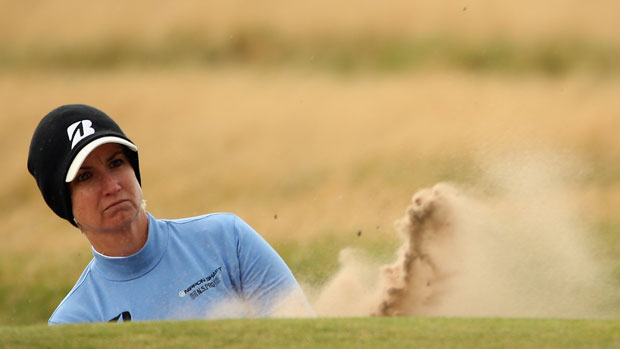 Karrie Webb during the final day at the RICOH Women's British Open