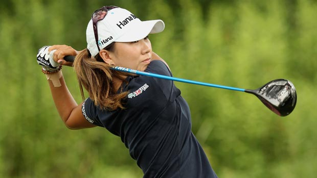 I.K. Kim during a practice round prior to the start of the 2012 U.S. Women's Open