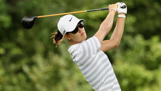 Michelle Wie during a practice round prior to the start of the 2012 U.S. Women's Open