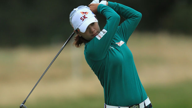 Na Yeon Choi during the first round at the RICOH Women's British Open