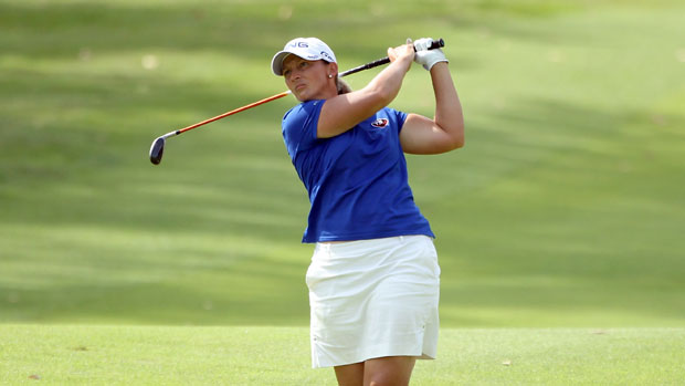 Angela Stanford at the HSBC Women's Champions 2012