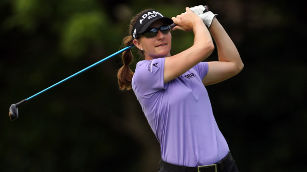 Brittany Lang at the HSBC Women's Champions 2012