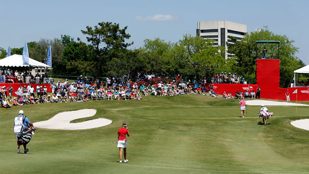 The 18th Green during the final round of the North Texas LPGA Shootout