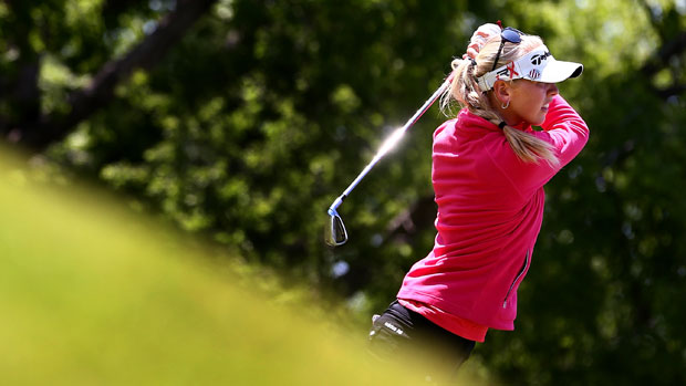 Jessica Korda during the first round of the 2013 North Texas LPGA Shootout