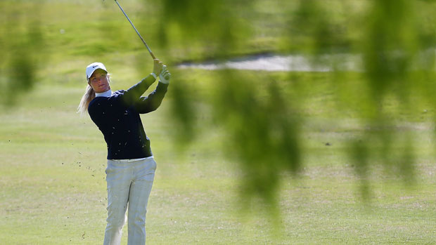 Suzann Pettersen during the first round of the 2013 North Texas LPGA Shootout
