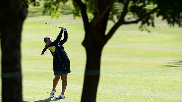 Lizette Salas during the first round of the 2013 North Texas LPGA Shootout