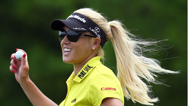 Natalie Gulbis during the second round at the 2013 North Texas LPGA Shootout