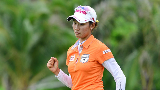 Chella Choi during the Second Round of the 2014 Blue Bay LPGA