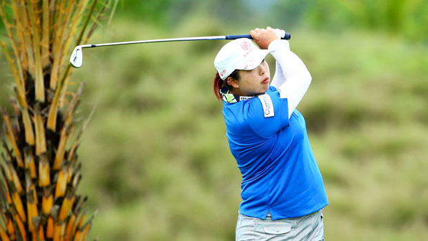 Shanshan Feng during the Second Round of the 2014 Blue Bay LPGA