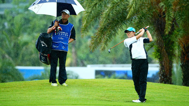 Lydia Ko during the final round of the 2014 Blue Bay LPGA