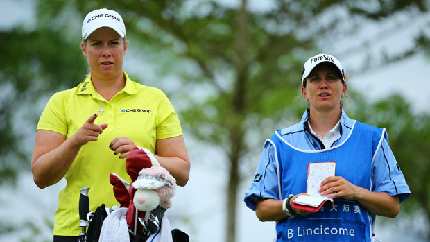 Brittany Lincicome during the Second Round of the 2014 Blue Bay LPGA