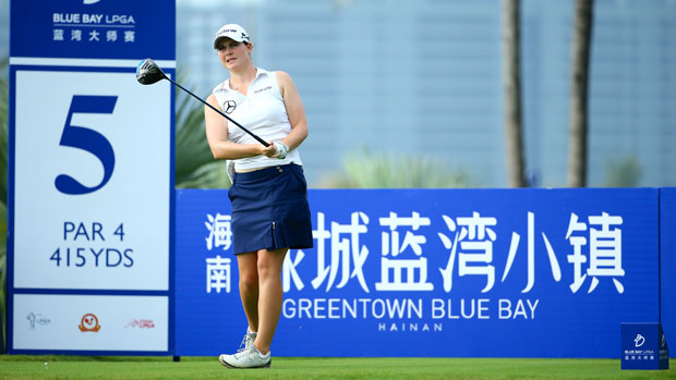 Caroline Masson during the first round of the 2014 Blue Bay LPGA