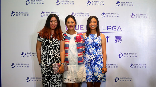 Players participate in the Gala Dinner at the Blue Bay LPGA