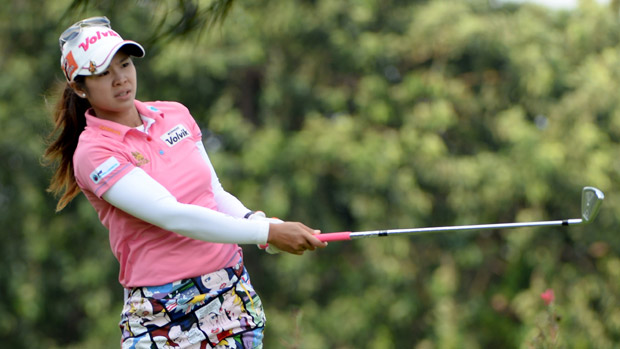Pornanong Phatlum during the second round of the HSBC Women's Champions