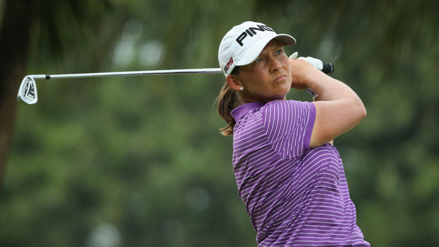 Angela Stanford during the third round of the HSBC Women's Champion
