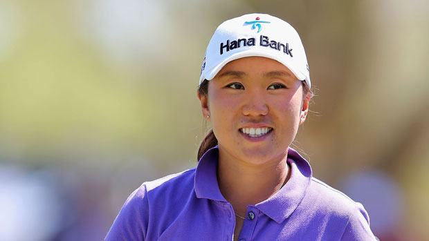 I.K. Kim during the second round of the 2014 JTBC Founders Cup