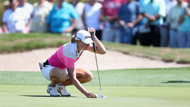 Stacy Lewis during the second round of the 2014 JTBC Founders Cup