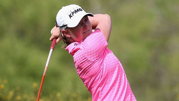 Stacy Lewis during the final round of the 2014 JTBC Founders Cup