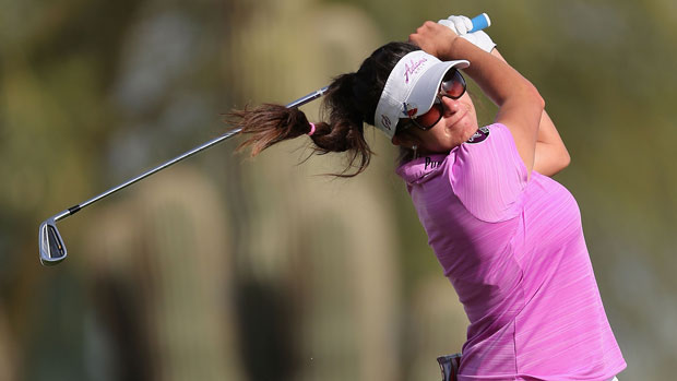 Gerina Piller during the first round of the 2014 JTBC Founders Cup