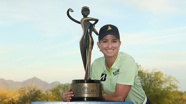 Karrie Webb after winning the 2014 JTBC Founders Cup