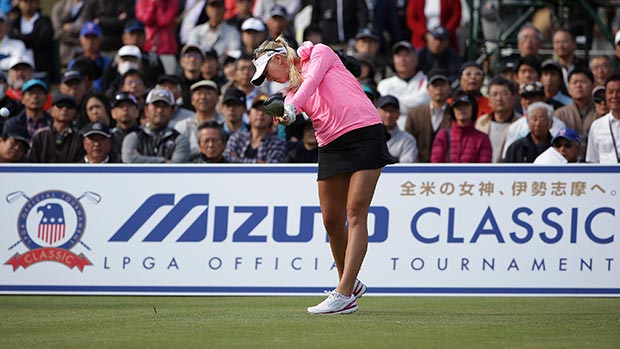 Jessica Korda during the second round of the 2014 Mizuno Classic