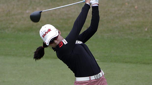 Mi-Hyang Lee during the second round of the 2014 Mizuno Classic