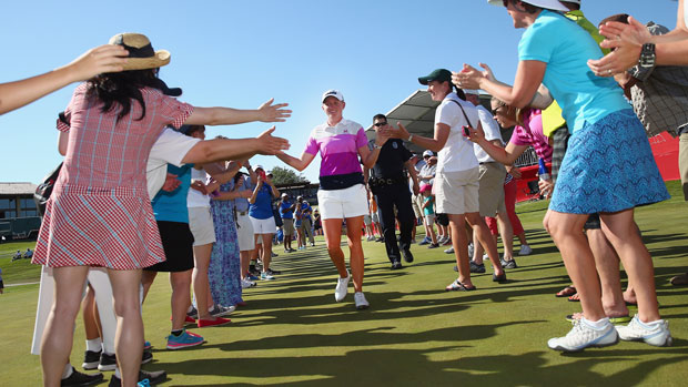 Stacy Lewis after winning the North Texas LPGA Shootout Presented by JTBC