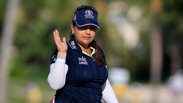 Lizette Salas during the third round of the 2014 Pure Silk Bahamas LPGA Classic