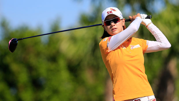 Na Yeon Choi during the final round of the 2014 Pure Silk Bahamas LPGA Classic