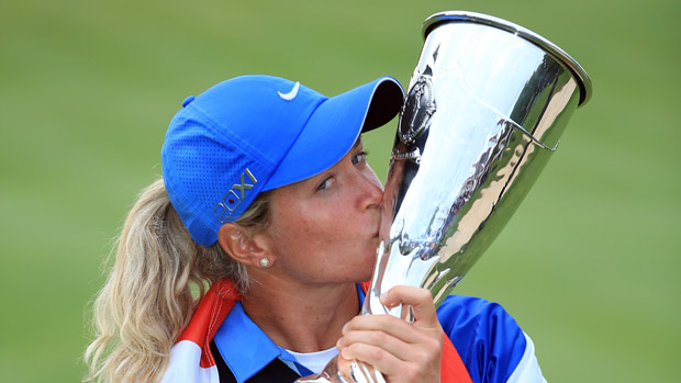 Suzann Pettersen wins 2013 Evian Championship