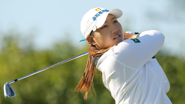 Mirim Lee during the final round of the Reignwood LPGA Classic
