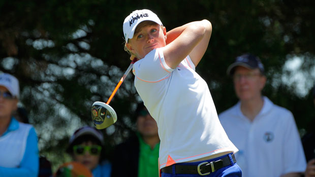 Stacy Lewis during the final round of the 2014 ShopRite LPGA Classic Presented by Acer