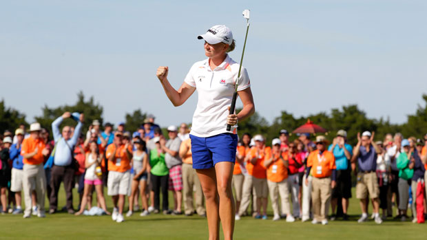 Stacy Lewis during the final round of the 2014 ShopRite LPGA Classic Presented by Acer