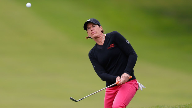 Juli Inkster during the first round of the Swinging Skirts LPGA Classic