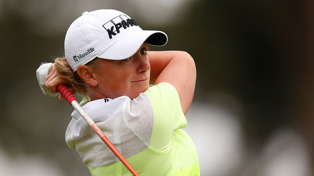 Stacy Lewis during the first round of the Swinging Skirts LPGA Classic