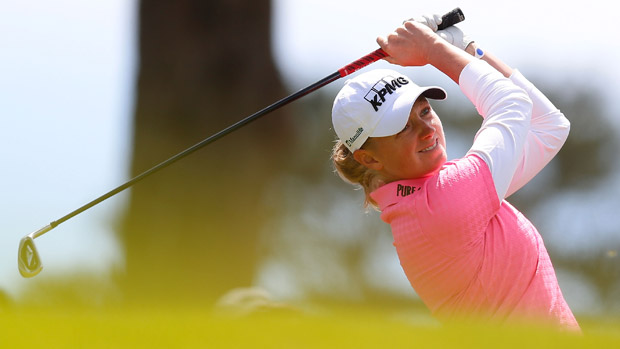 Stacy Lewis during the third round of the Swinging Skirts LPGA Classic