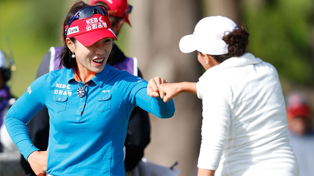 Hee Young Park during the third round of the Swinging Skirts LPGA Classic