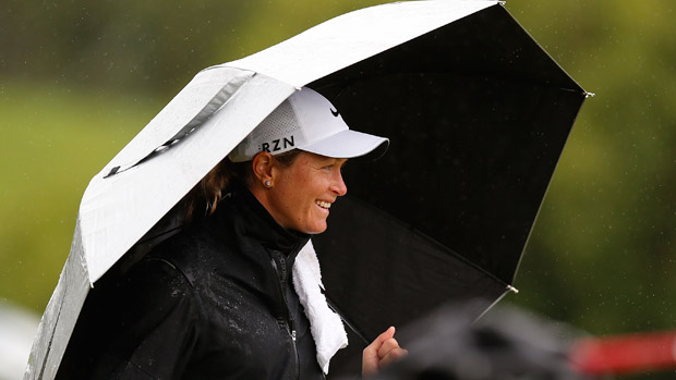 Suzann Pettersen during the second round of the Swinging Skirts LPGA Classic