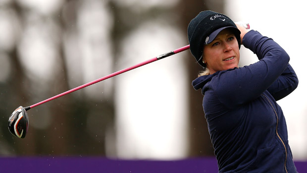 Morgan Pressel during the second round of the Swinging Skirts LPGA Classic