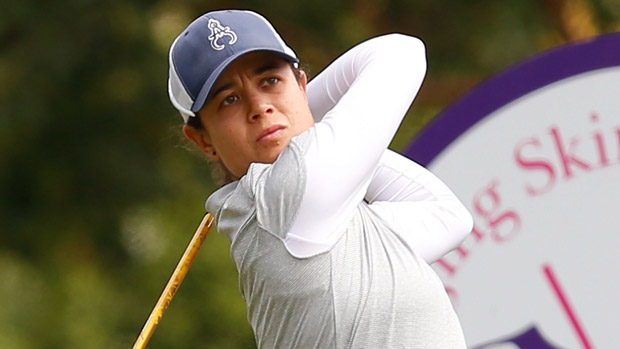 Dewi Claire Schreefel during the first round of the Swinging Skirts LPGA Classic