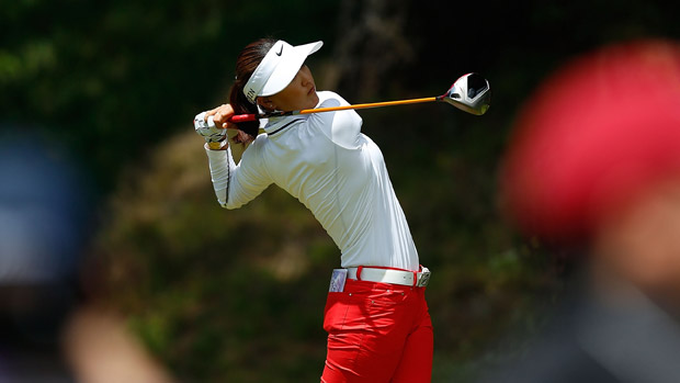 Michelle Wie during the final round of the Swinging Skirts LPGA Classic