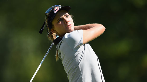 Lexi Thompson during the second round of the 2014 Evian Championship
