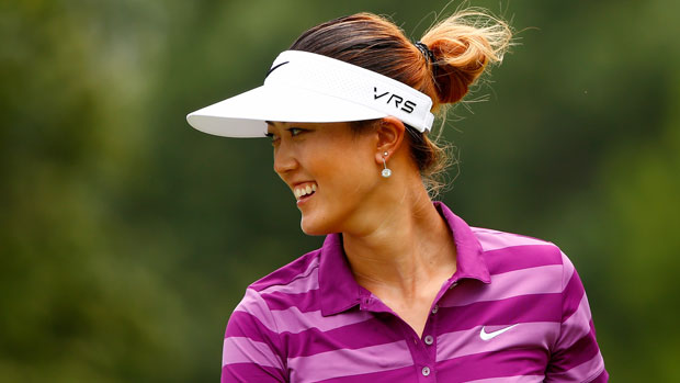 Michelle Wie during the second round of the Walmart NW Arkansas Championship Presented by P&G