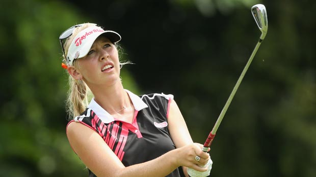 Jessica Korda during the final round of the HSBC Women's Champions 2013
