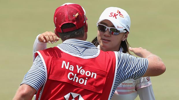 Na Yeon Choi during the second round of the HSBC Women's Champions 2013